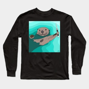 Beware the Treaterous Otter! Long Sleeve T-Shirt